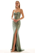 Strapless Evening Dress