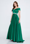Off Shoulder A-Line Maxi dress