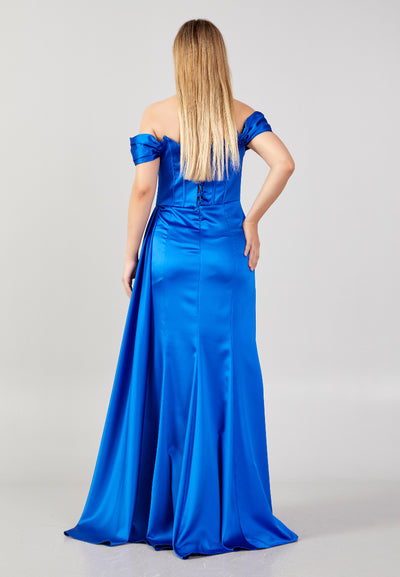 Off Shoulder Corset Maxi Dress