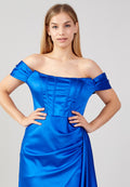 Off Shoulder Corset Maxi Dress