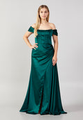 Off Shoulder Corset Maxi Dress