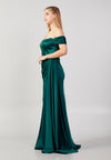 Off Shoulder Corset Maxi Dress