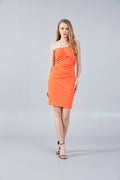 One Shoulder Short Dress