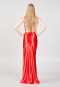 Backless Spaghetti-strap Maxi Dress