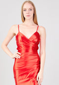 Backless Spaghetti-strap Maxi Dress