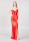 Backless Spaghetti-strap Maxi Dress