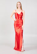 Backless Spaghetti-strap Maxi Dress