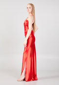 Backless Spaghetti-strap Maxi Dress