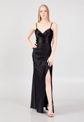 Backless Spaghetti-strap Maxi Dress