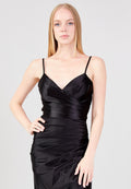 Backless Spaghetti-strap Maxi Dress