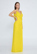 Long Fitted Sequin evening Dress