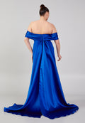 Strapless Maxi Dress With Overskirt