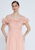 3D Flower Tulle Dress