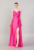 Strapless Spaghetti Strap Maxi Dress