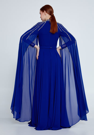 Shoulder Drape Maxi dress
