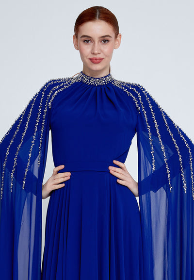 Shoulder Drape Maxi dress