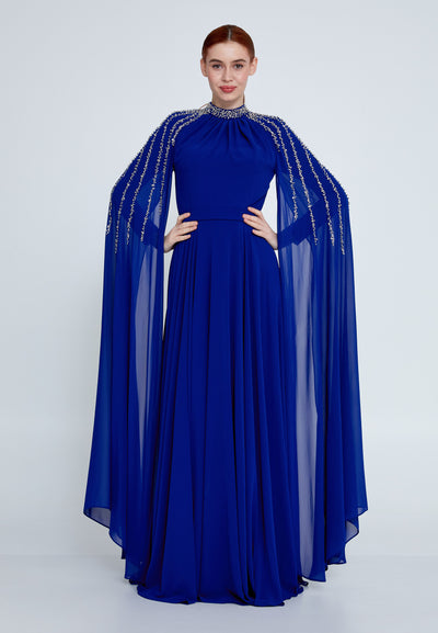 Shoulder Drape Maxi dress