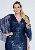 Maxi Dress Sequin Plus Size