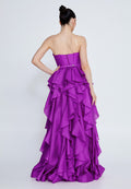 Strapless Raffles Beads Dress