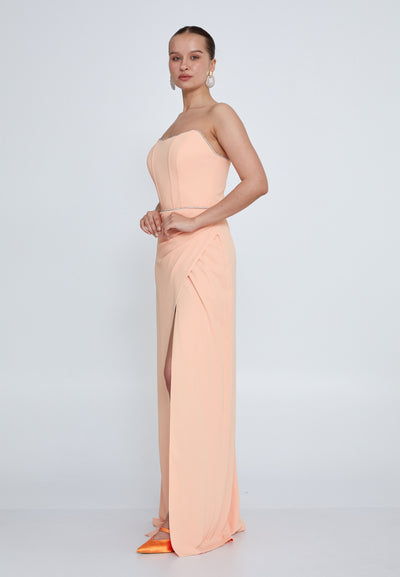 Strapless Maxi Dress