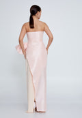 Strapless Maxi Column Evening Dress