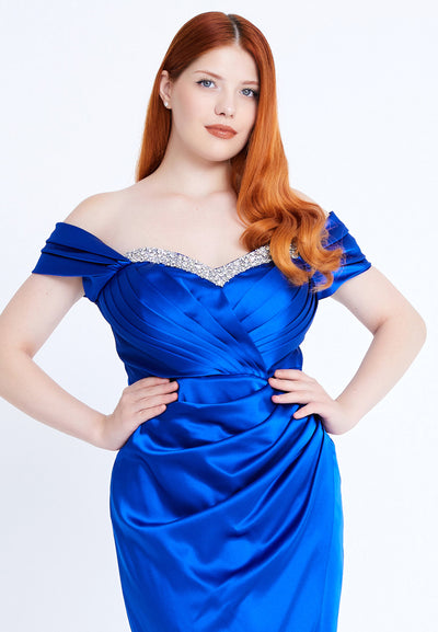 Off Shoulder Midi Dress