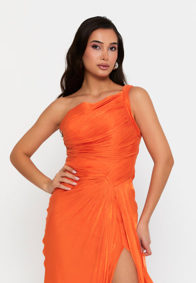 One Shoulder Maxi dress