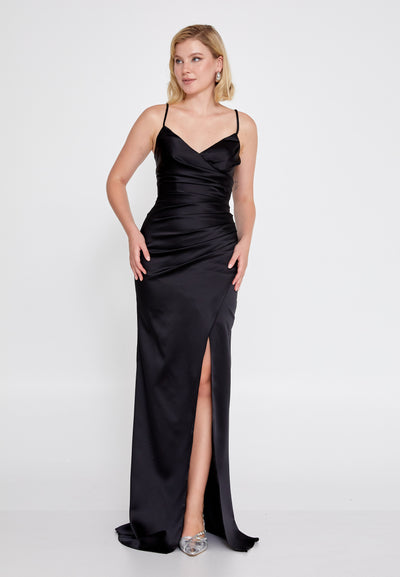 Spaghetti-Strap Maxi Dress
