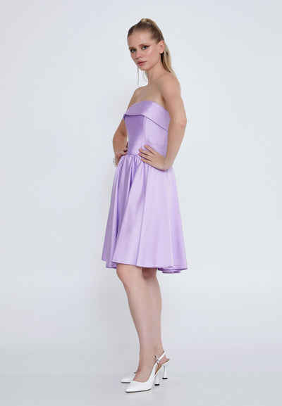 Strapless Short Cocktail Dress