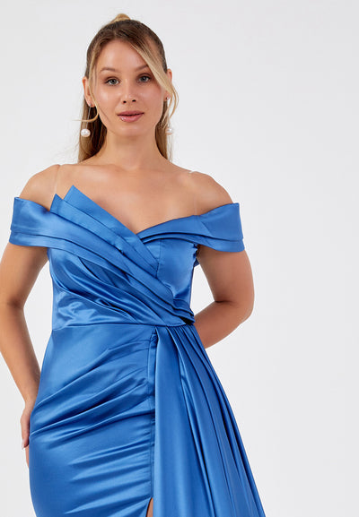 Off Shoulder Plus Size Maxi Dress