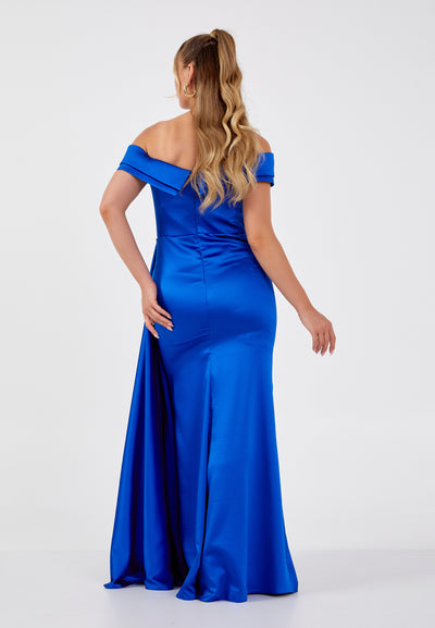 Off Shoulder Plus Size Maxi Dress