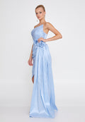 Strapless Short Dress With Drape