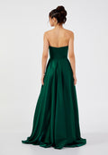 Strapless Flared Maxi Dress