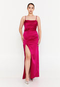 Spaghetti-Strap Maxi Dress