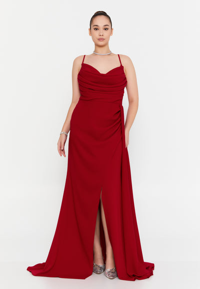 Spaghetti-Strap Maxi Dress