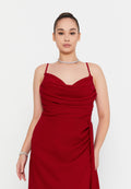 Spaghetti-Strap Maxi Dress