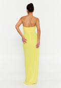 Strapless Maxi Prom Dress