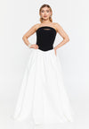 Strapless Maxi Evening Dress