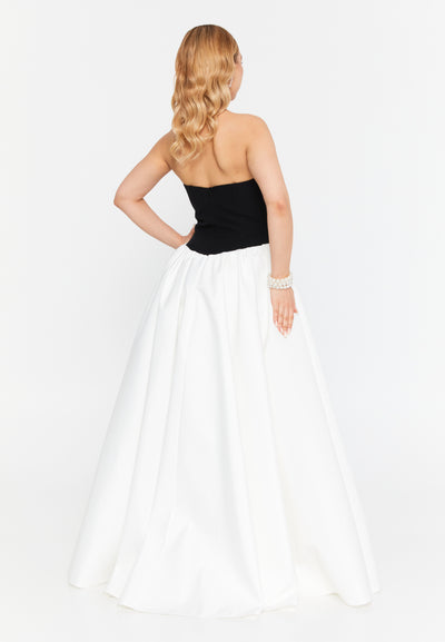 Strapless Maxi Evening Dress