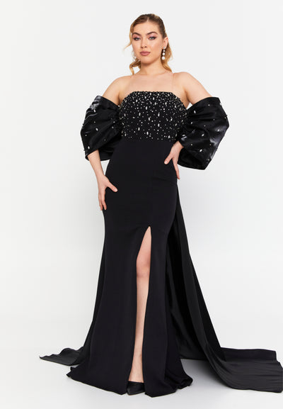 Off Shoulder Maxi Dress