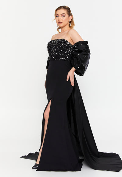 Off Shoulder Maxi Dress