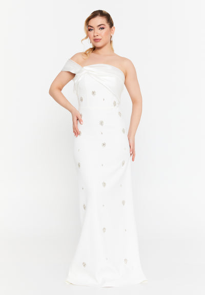 One Shoulder Maxi Dress