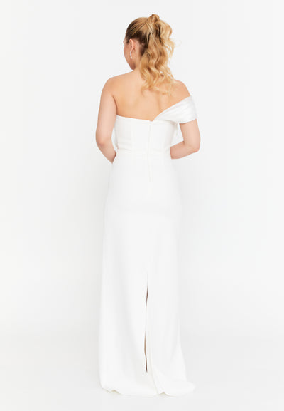 One Shoulder Maxi Dress