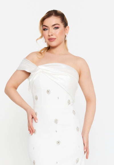 One Shoulder Maxi Dress