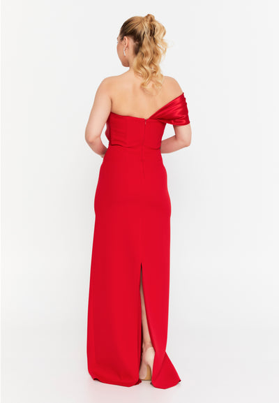 One Shoulder Maxi Dress
