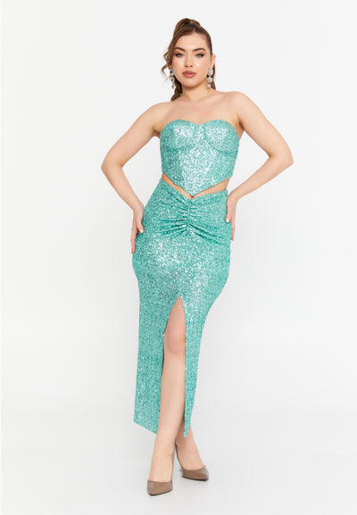 Two pieces Maxi Dress