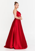 Spaghetti-Strap A-Line Maxi Dress
