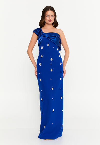 One Shoulder Maxi Dress