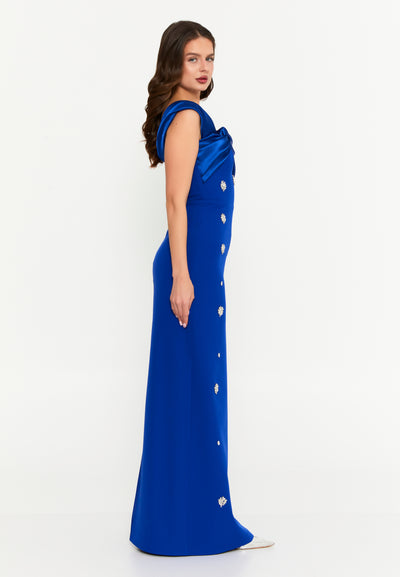One Shoulder Maxi Dress
