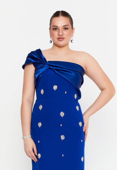 One Shoulder Maxi Dress